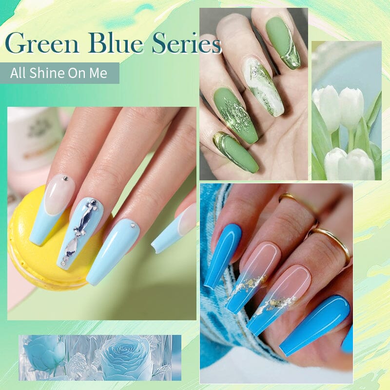 Green Blue Series Color Gel Polish 10ml - Image 3