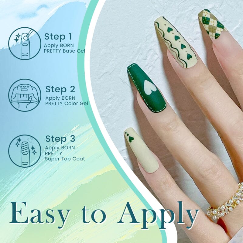 Green Blue Series Color Gel Polish 10ml - Image 4