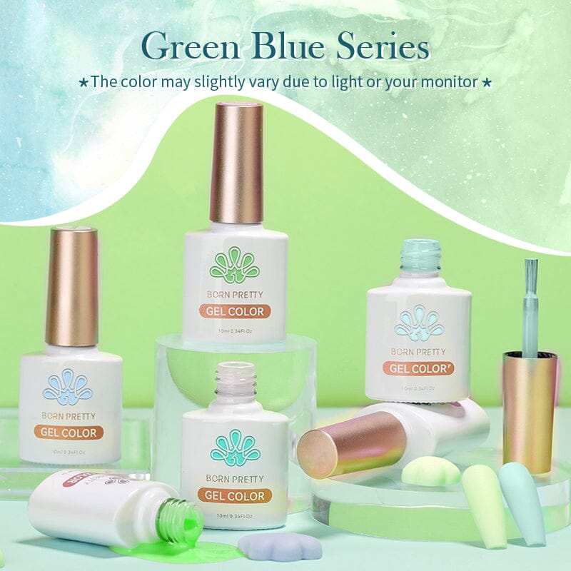 Green Blue Series Color Gel Polish 10ml - Image 6