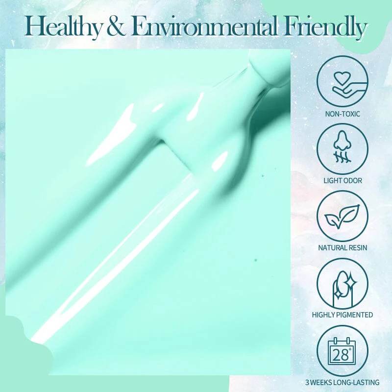 Green Blue Series Color Gel Polish 10ml - Image 7