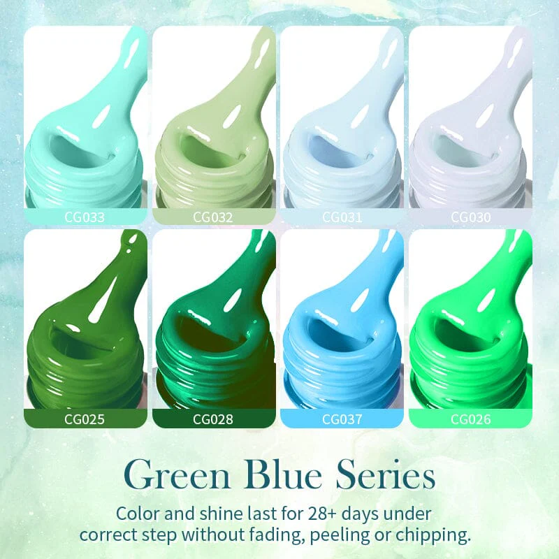 Green Blue Series Color Gel Polish 10ml - Image 9