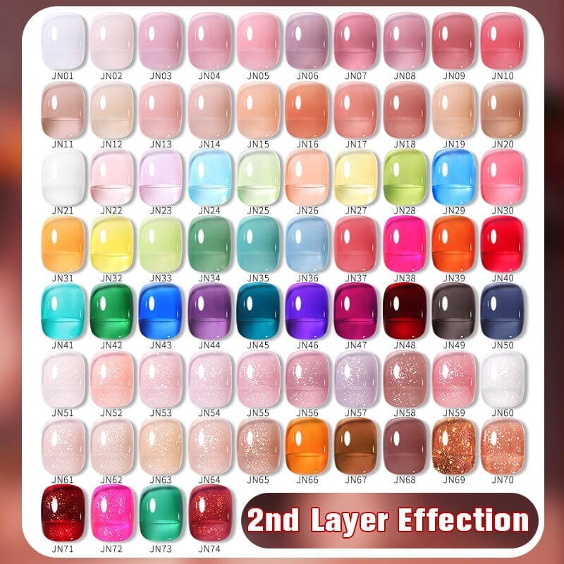 Jelly Nude Gel Polish JN09 10ml - Image 6