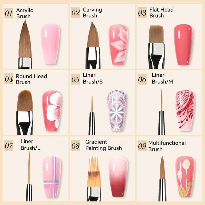 BORN PRETTY Nail Art Brush - Image 14