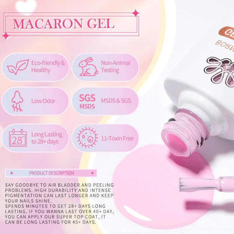 Macaron Colors Gel Polish 10ml - Image 10