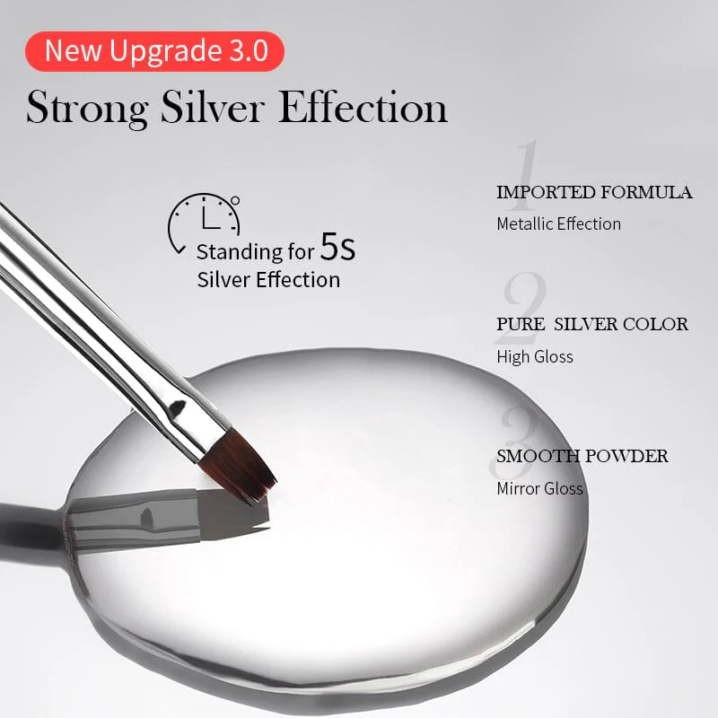 Super Shine Silver Metal Painting Gel - Image 4
