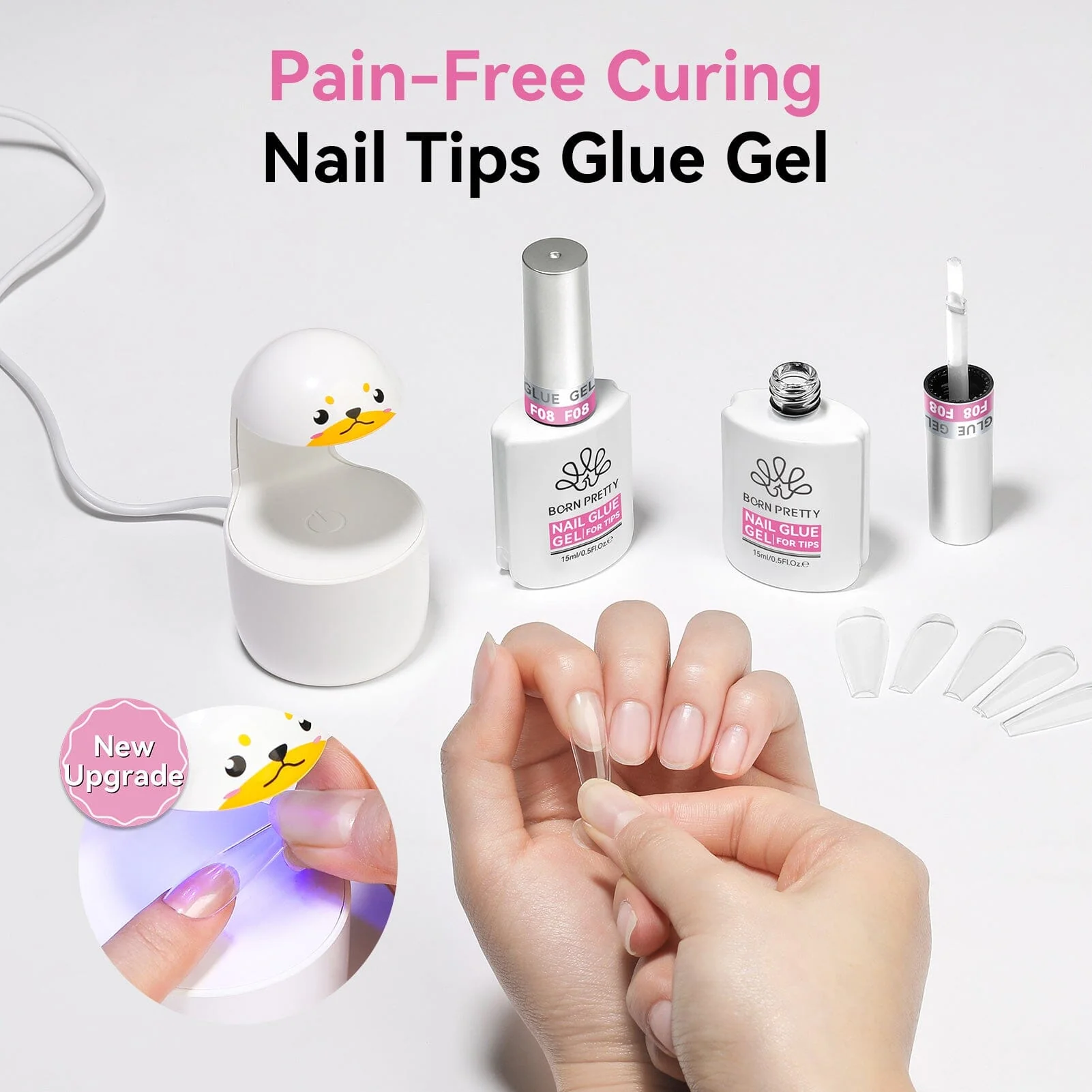 Nail Glue Gel for Tips 15ml - Image 6