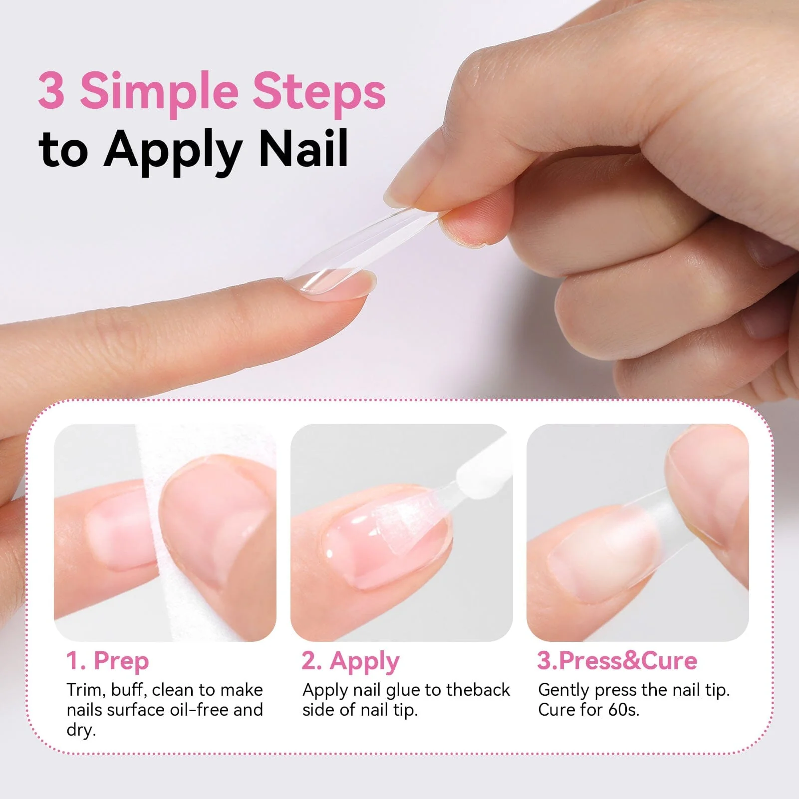 Nail Glue Gel for Tips 15ml - Image 8