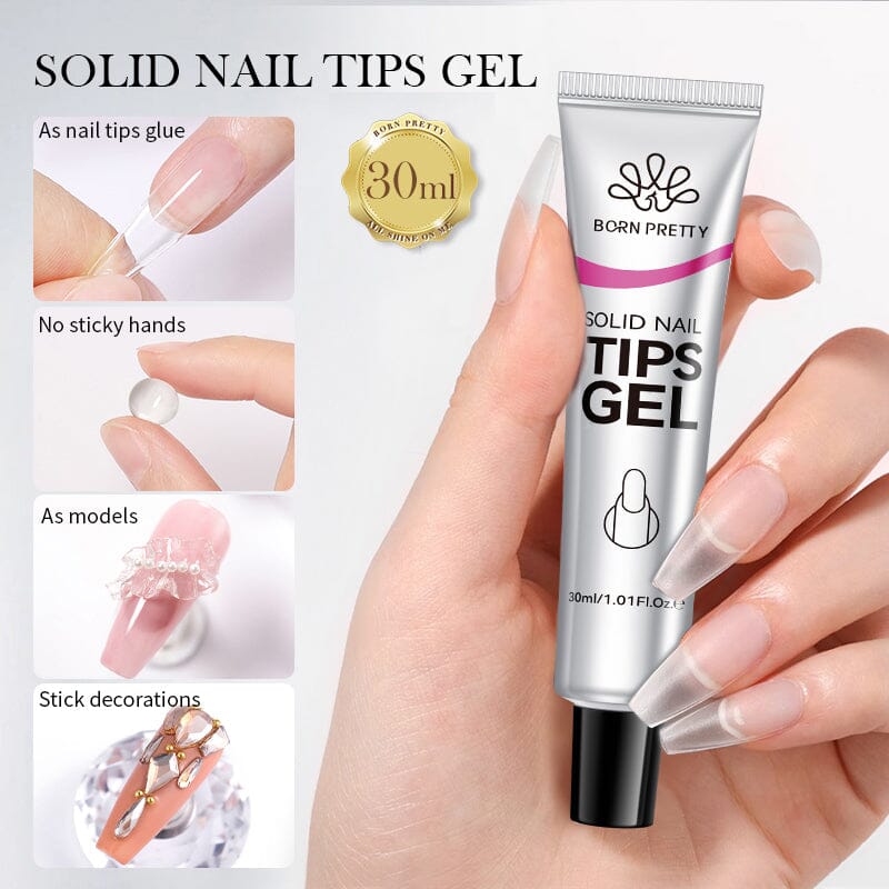 Solid Nail Tips Gel 30ml - Image 3