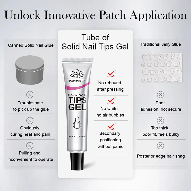Solid Nail Tips Gel 30ml - Image 6