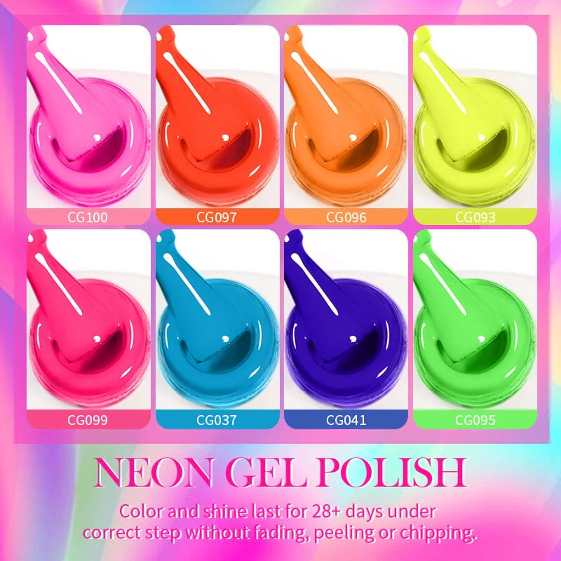 Neon Colors Gel Polish 10ml - Image 7