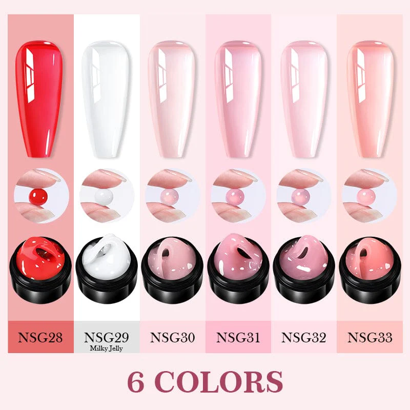 Jelly Non Stick Hand Extension Nail Gel 15ml - Image 4