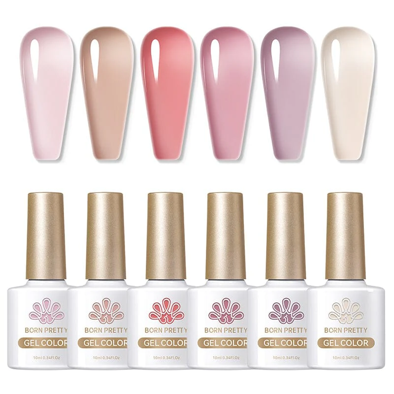 Nude Colors Jelly Gel Polish 10ml - Image 12