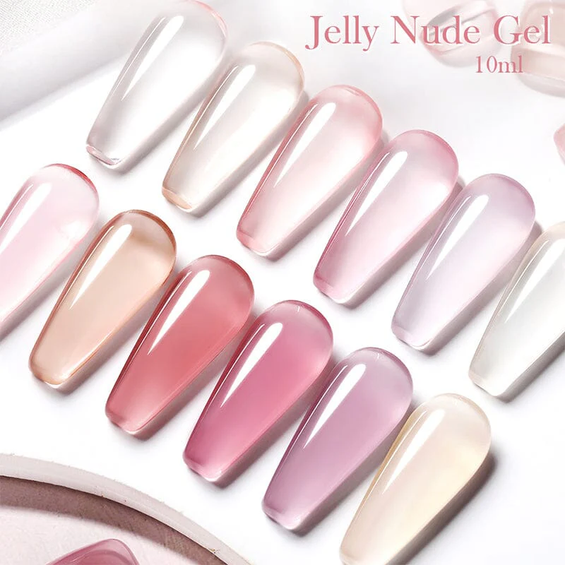Nude Colors Jelly Gel Polish 10ml - Image 3