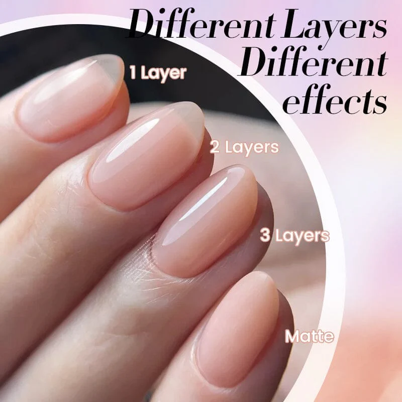 Jelly Nude Gel Polish 10ml - Image 4