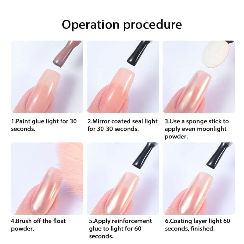 Pearlescent Chrome Powder #07 White - Image 9