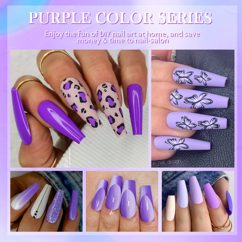 Purple Series Gel Polish 10ml - Image 3
