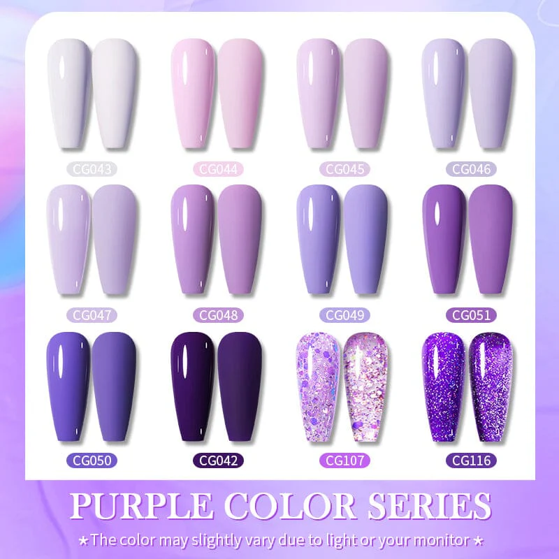 Purple Series Gel Polish 10ml - Image 5