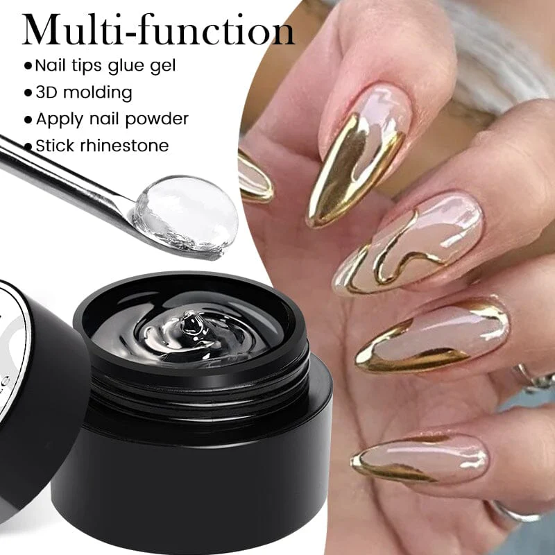 Solid Nail Tips Gel Clear 5ml - Image 5