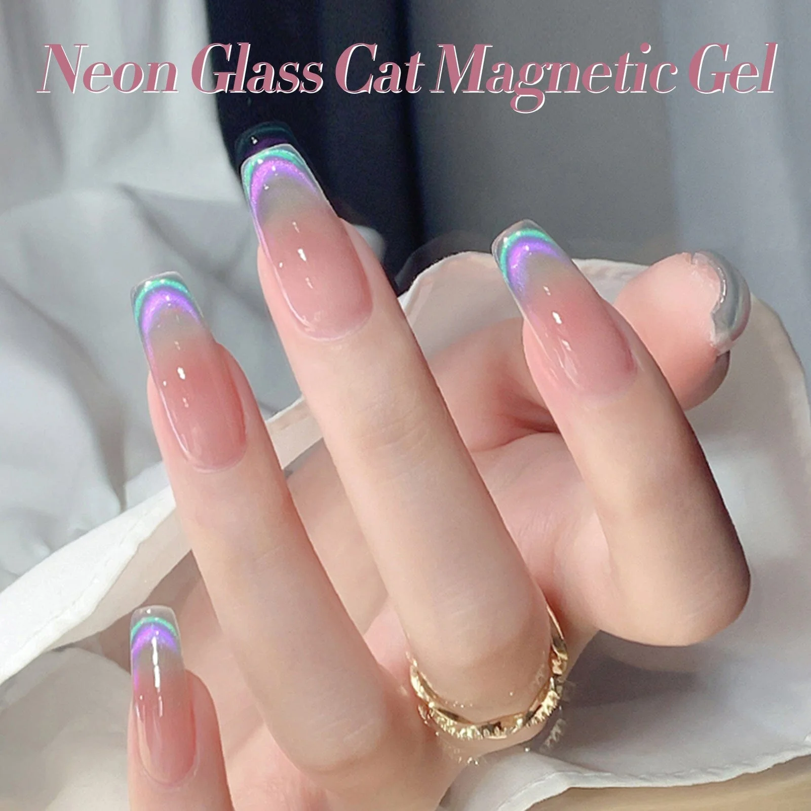 6 Colors Colored Cat Magnetic Gel Polish Set M34 Firefly 7ml - Image 3